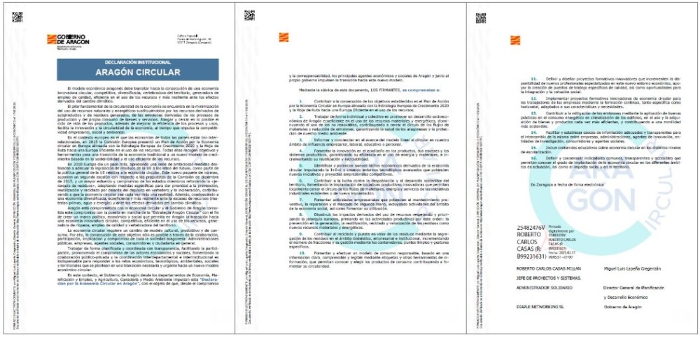 Diaple con la Econom&iacute;a Circular de Arag&oacute;n