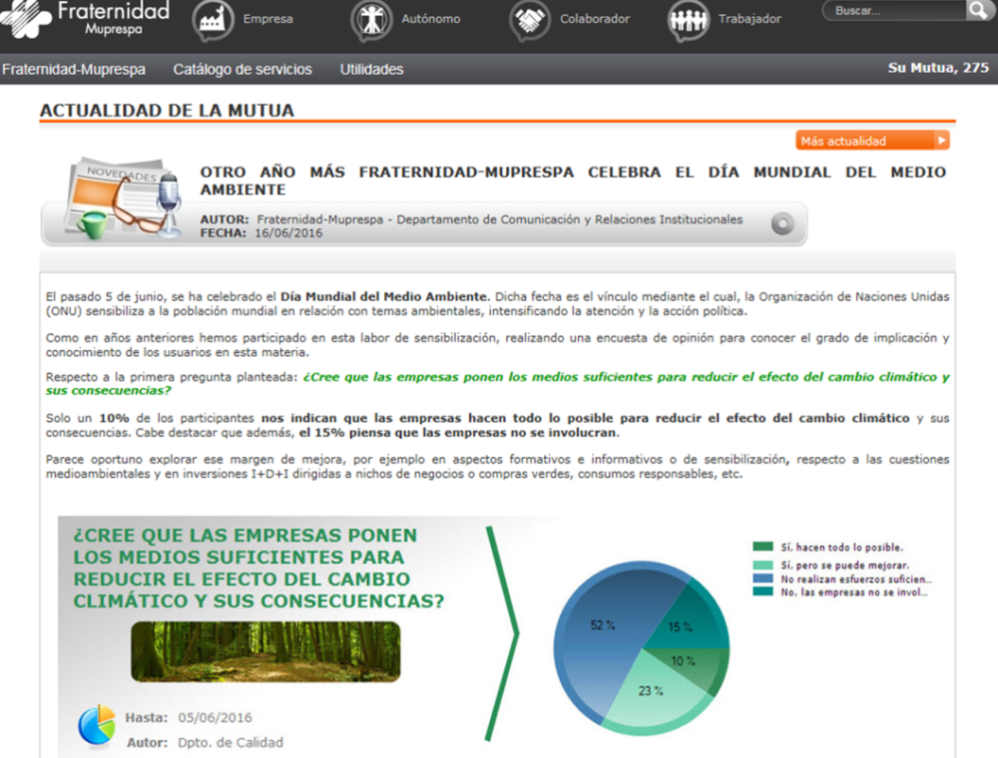 Celebraci&oacute;n del D&iacute;a Mundial de Medio Ambiente