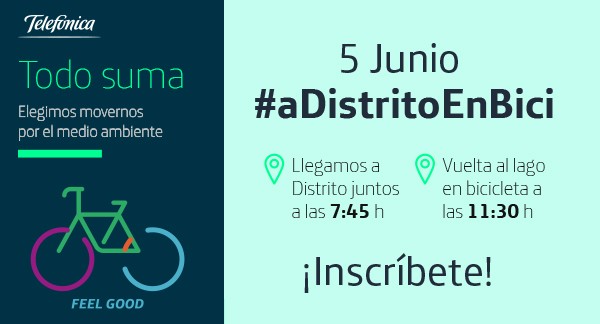 #aDistritoenBici: una iniciativa para fomentar el 