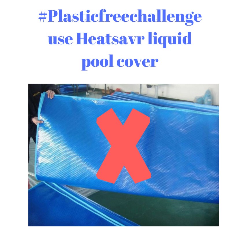 Manta de la piscina sin pl&aacute;stico